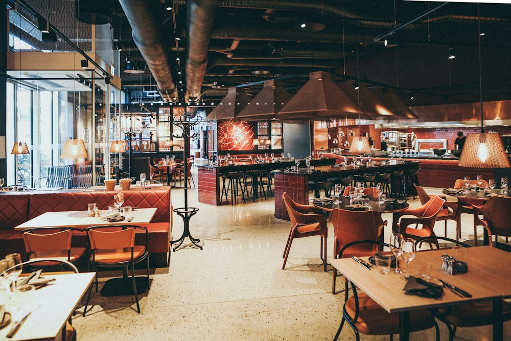 Modern hospitality and restaurant environment